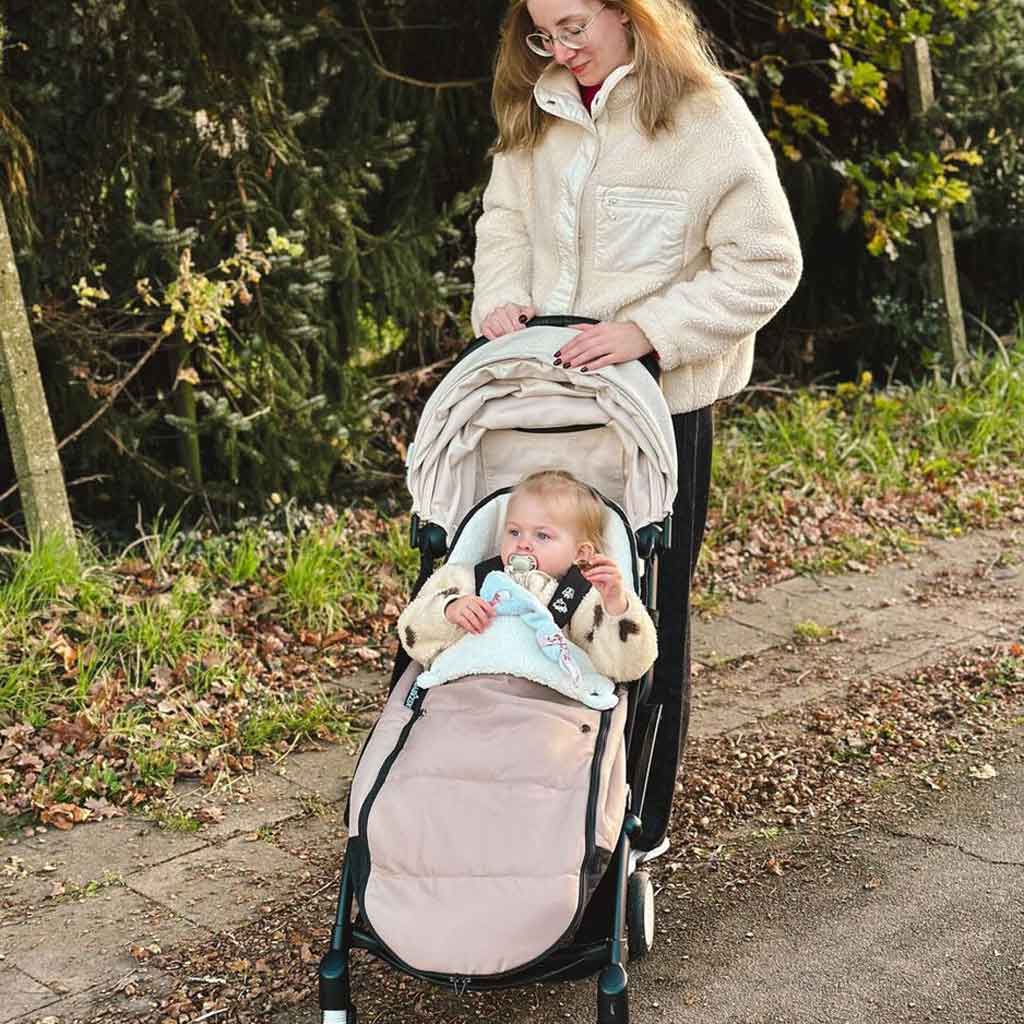 Stokke YOYO Footmuff-Taupe_9 - ANB Baby