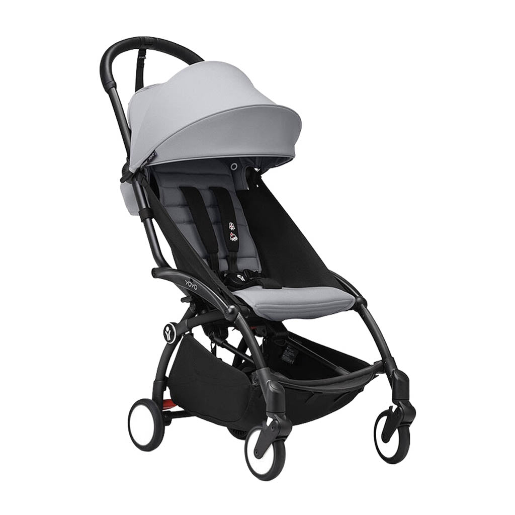 Stokke YOYO Lightweight Stroller from 6 Months-Black Frame Stone_23 - ANB Baby