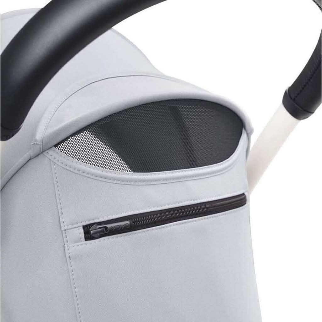 Stokke YOYO Lightweight Stroller from 6 Months-White Frame Stone_8 - ANB Baby