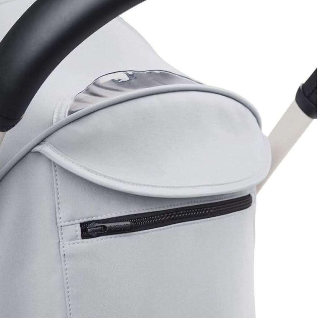 Stokke YOYO Lightweight Stroller from 6 Months-White Frame Stone_9 - ANB Baby