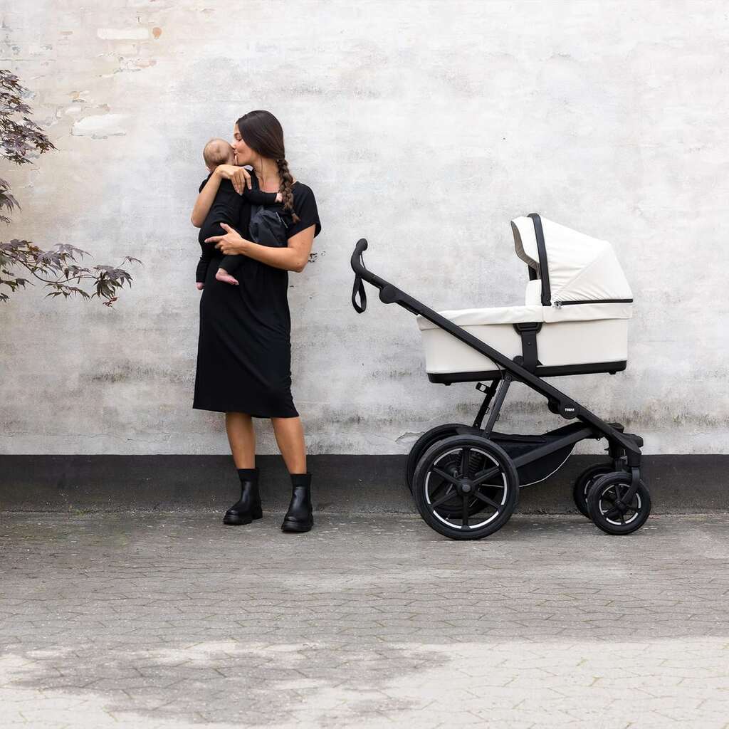 Thule Bassinet for Urban Glide 3 & Spring, Soft Beige_Lifestyle1- ANB Baby