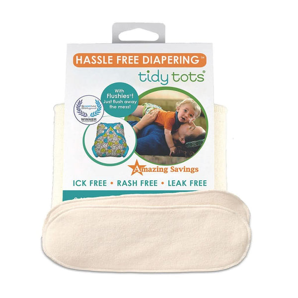 Tidy Tots One Size Booster Insert, Hemp - Pack of 2
