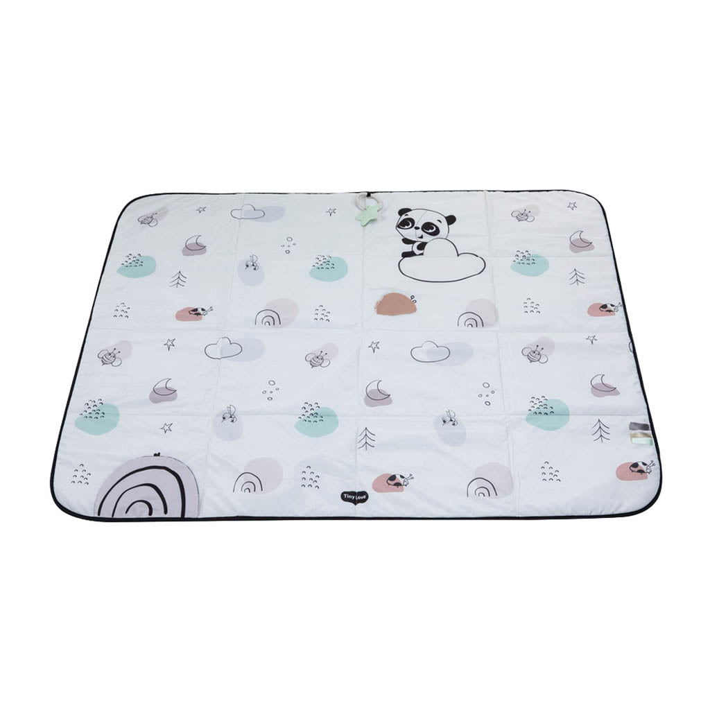 Tiny Love XL Outdoor Mat, Black & White-Walkers & Activity Centers-Tiny Love-XL Outdoor Mat-ANB Baby Store
