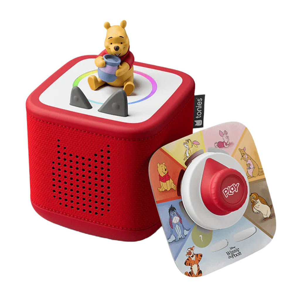 Tonies Toniebox 2 Screen-Free Play Set, Winnie The Pooh-Learning & S.T.E.M-Tonies-Sunset Red-ANB Baby Store