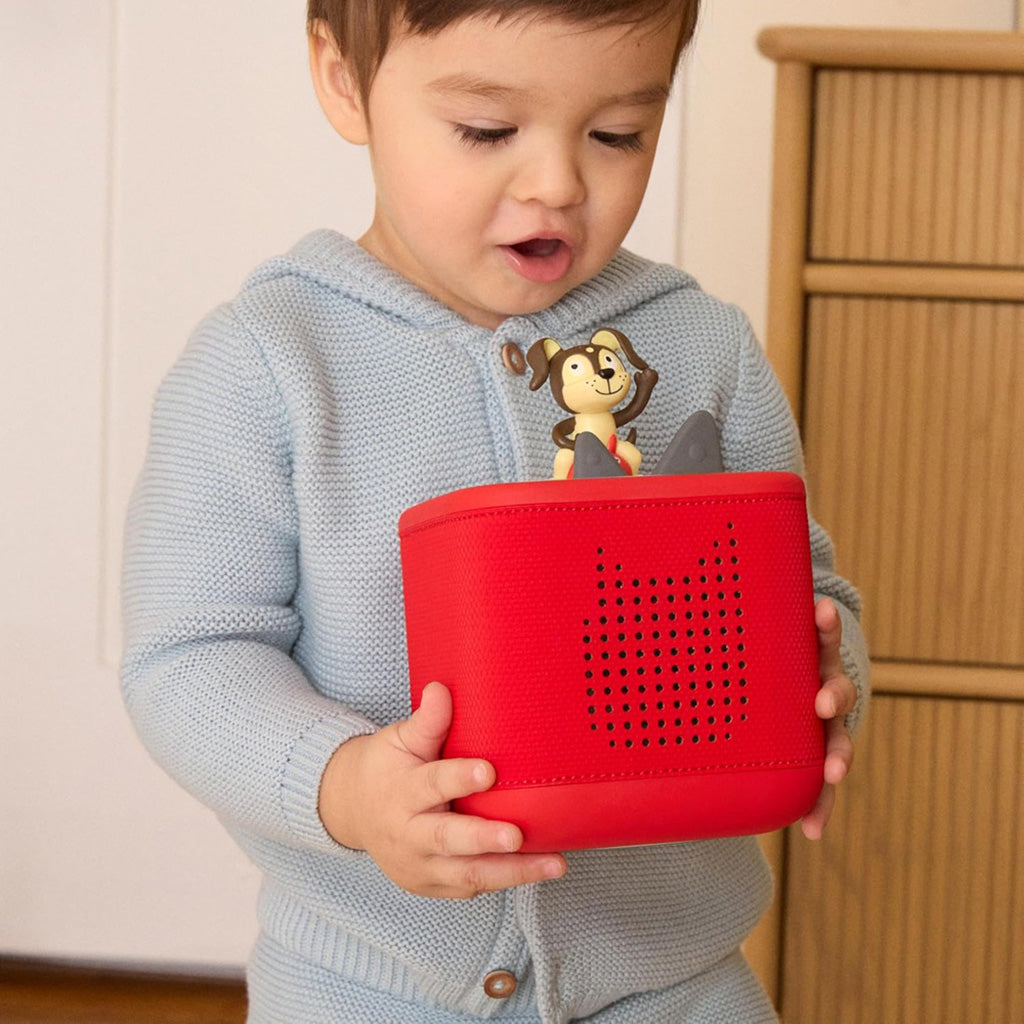 Tonies Toniebox 2 Screen-Free Starter Set-Playtime Puppy-Sunset Red_2 - ANB Baby