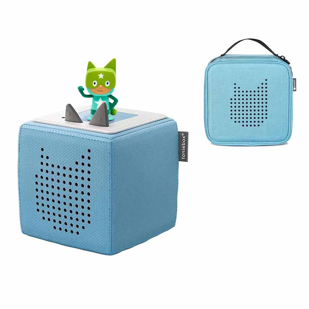 Tonies_Toniebox_Playtime_Puppy_Starter_Set_and_Carry_Case_Light_Blue_with_Tonies_Audio_Play_Figurine__Superhero_Turquoise  - ANB BABY