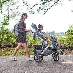 UPPAbaby Changing Backpack-Gregory-Blue Melange Saddle Leather_2 - ANB Baby