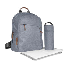 UPPAbaby Changing Backpack-Gregory-Blue Melange Saddle Leather_3 - ANB Baby