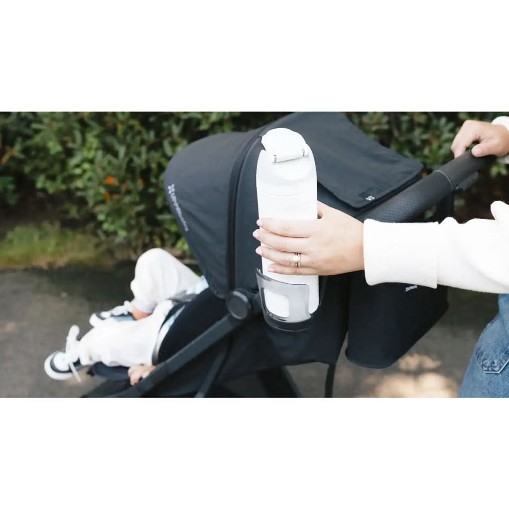 UPPAbaby Cup Holder for Vista, Cruz, and Minu Strollers, Lifestyle 2 - ANB BABY