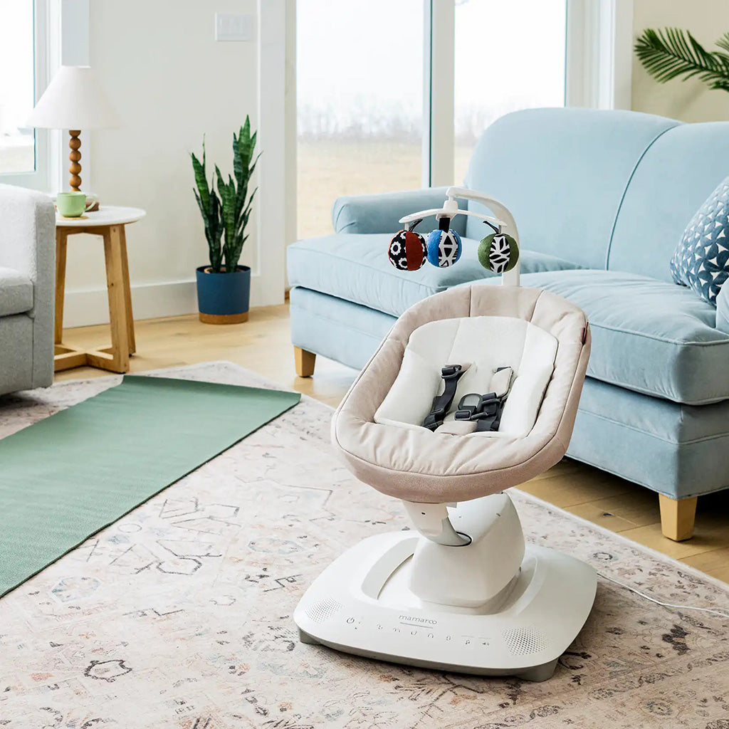 UPPAbaby Mamaroo Smart Swing Charlie Sand Melange_9 - ANB Baby