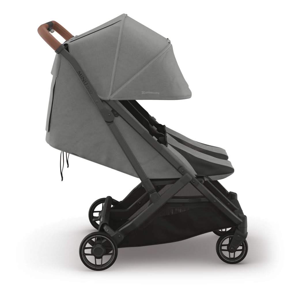 UPPAbaby Minu Duo Stroller, Greyson, Side Right Facing From Birth - ANB BABY