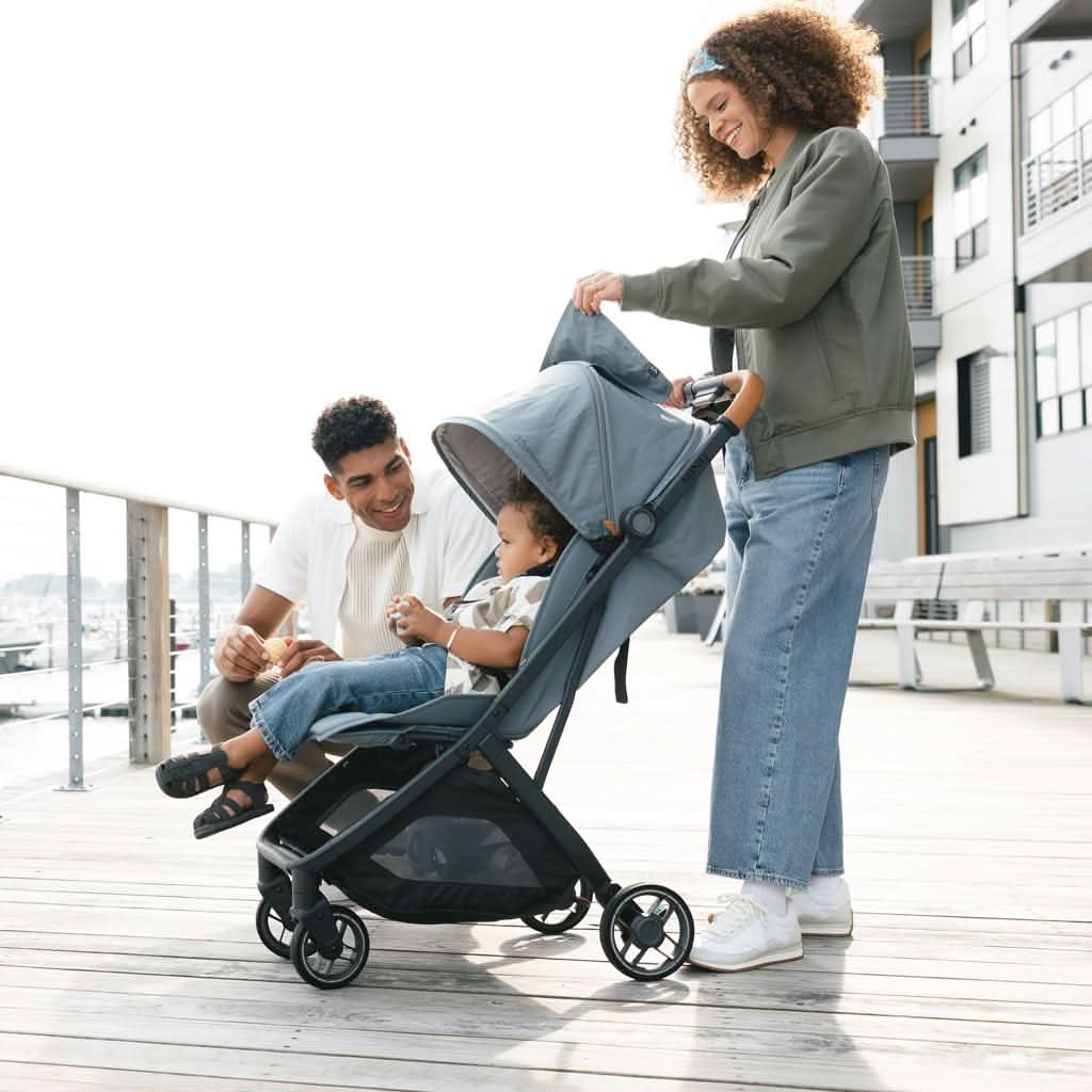 lightest uppababy stroller UPPAbaby Minu V3 Stroller Dillan (Stone Blue)