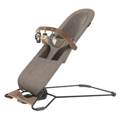 UPPAbaby Mira Bouncer Forest Fun Toy Bar, Grey Walnut Wood, Side - ANB BABY