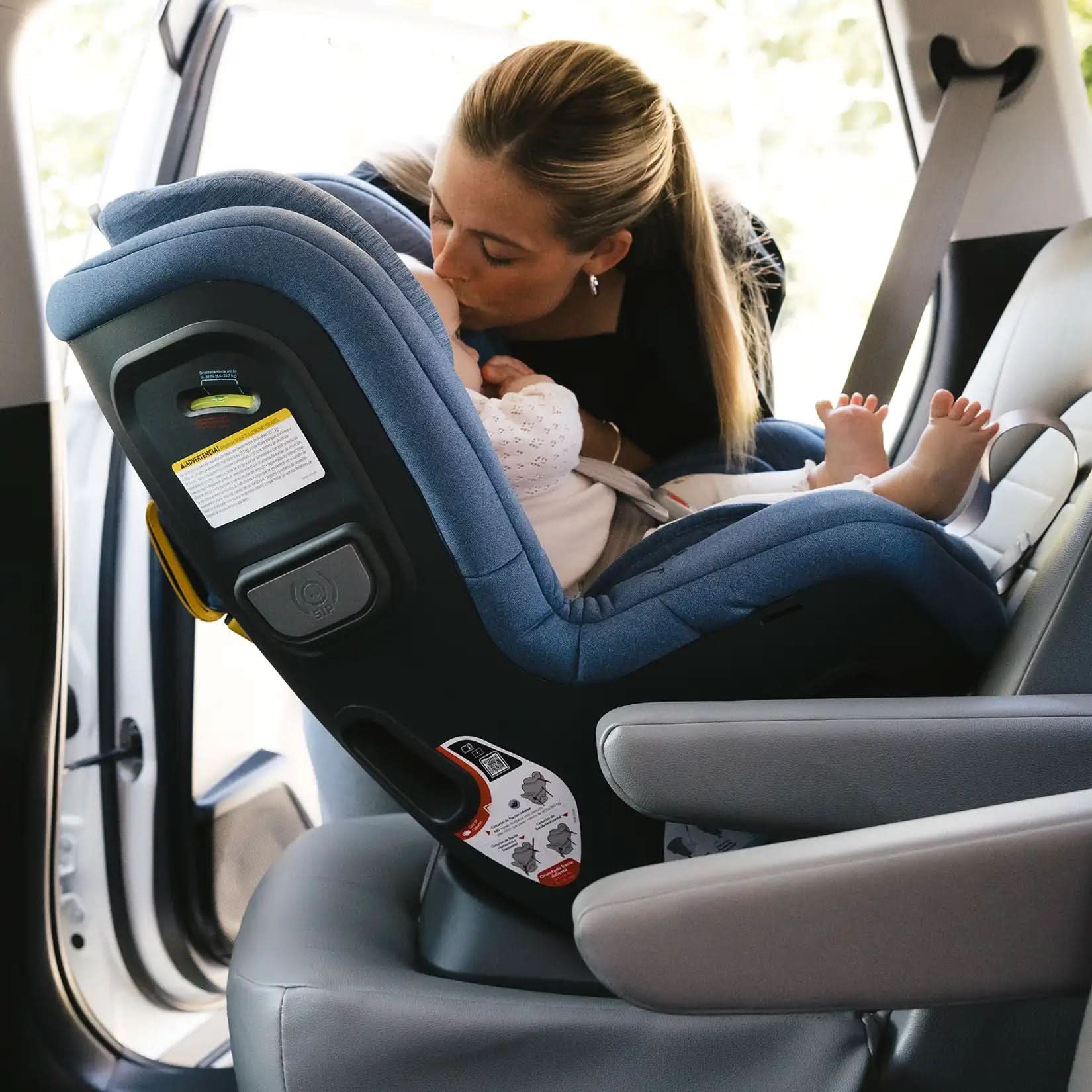 UPPAbaby Rove Convertible Car Seat, Cody-Coastal Blue Mélange-Cody Coastal-Blue Mélange, Lifestyle - ANB Baby