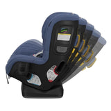 UPPAbaby Rove Convertible Car Seat, Cody-Coastal Blue Mélange-Cody Coastal-Blue Mélange, Recline Positions - ANB Baby