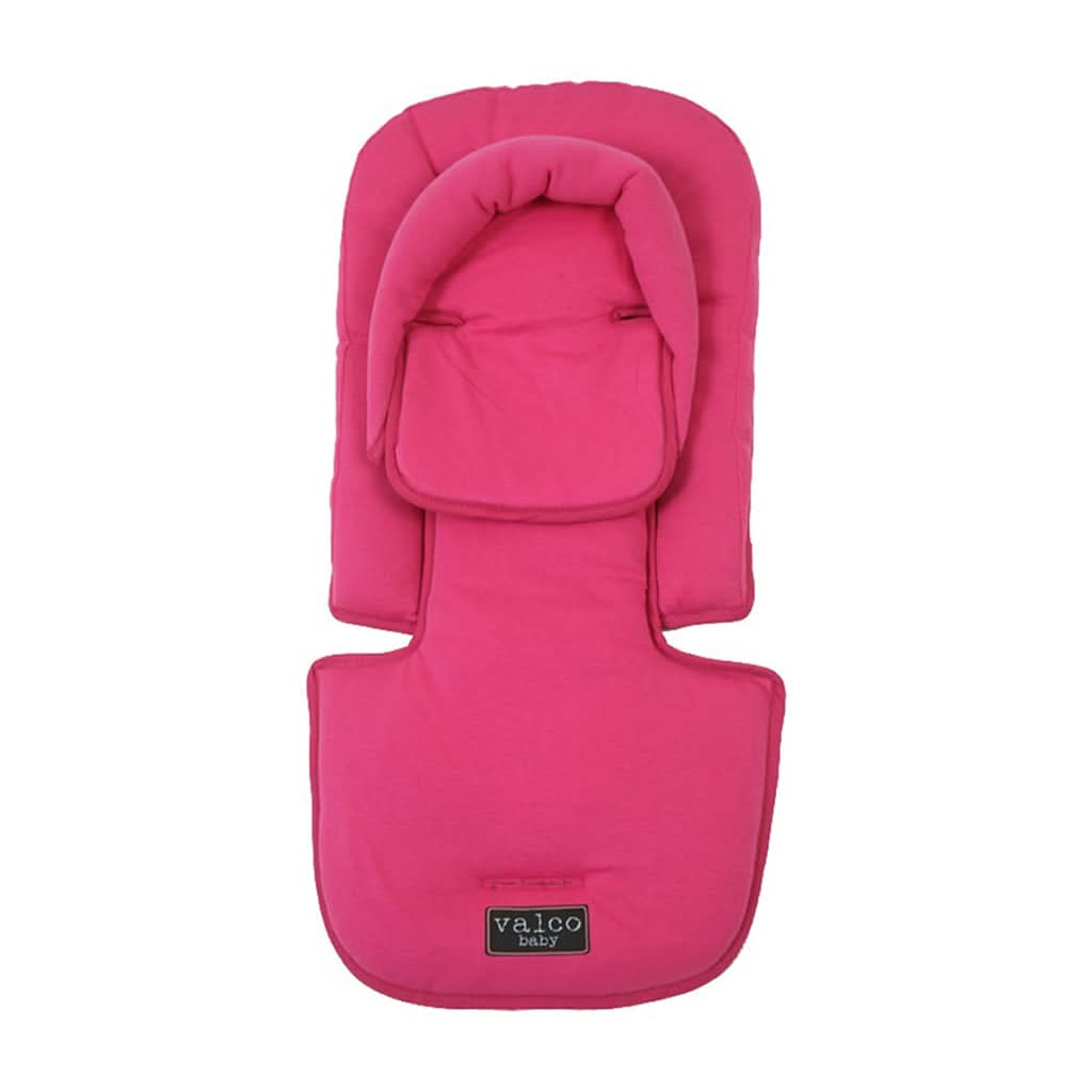 VALCO BABY All Sorts Seat Pad and Head Hugger-Pink_4 - ANB Baby