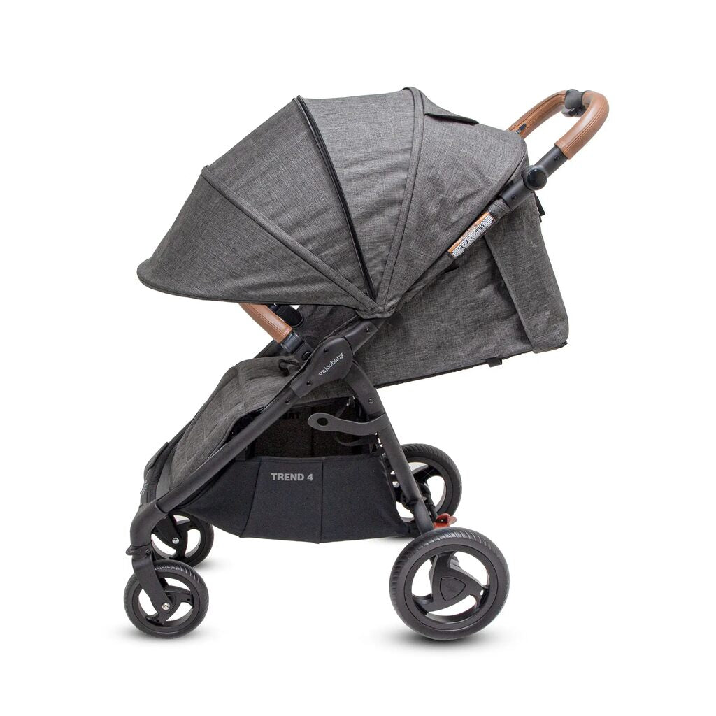 Valco Baby Snap 4 Trend Single Light Weight Stroller, Charcoal_1- ANB Baby