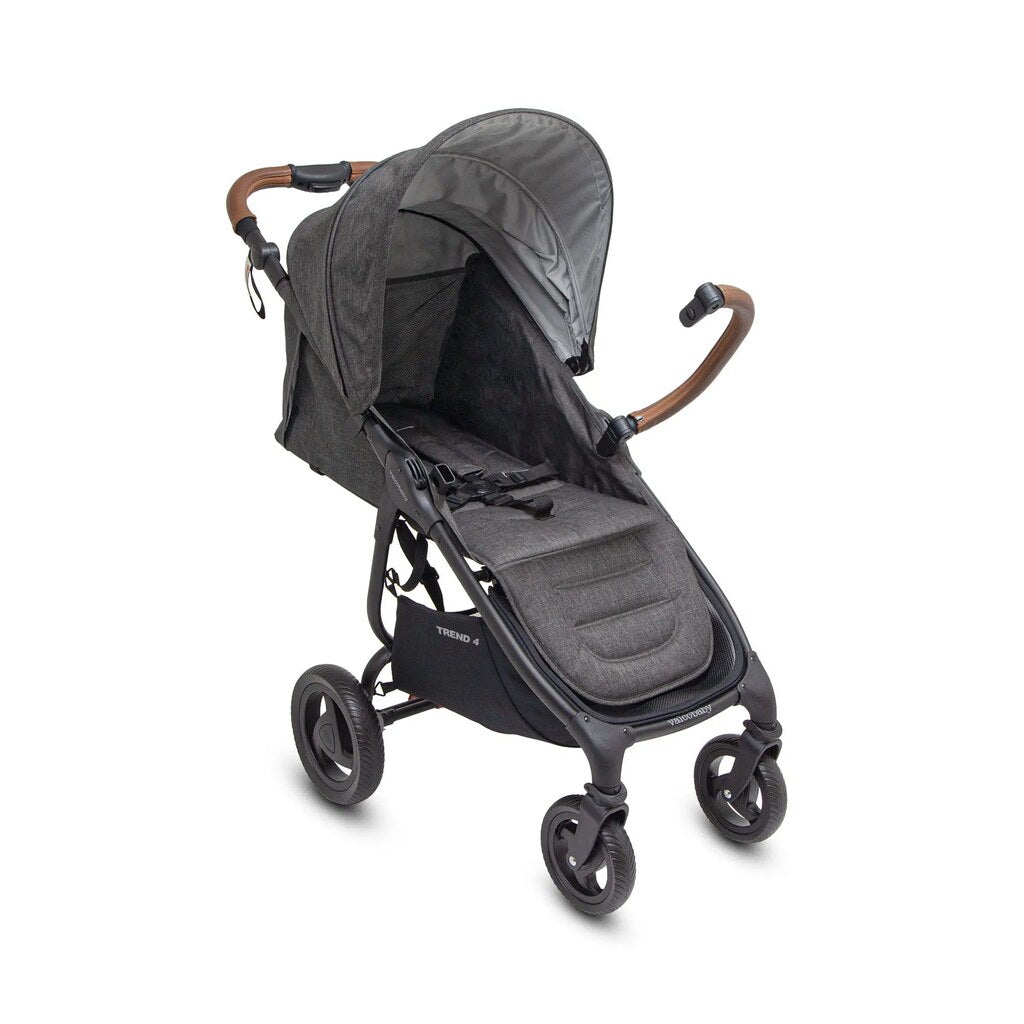 Valco Baby Snap 4 Trend Single Light Weight Stroller, Charcoal_7- ANB Baby