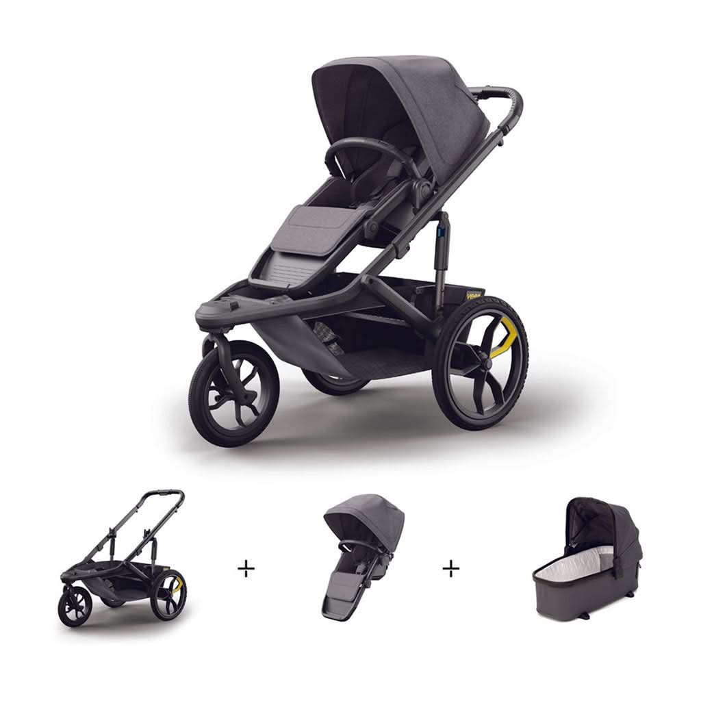 infant insert jogging stroller Veer Switch&Jog Stroller with Bassinet