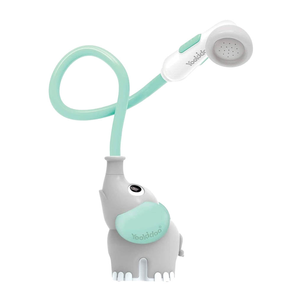 Yookidoo Elephant Baby Shower-Bath Tubs & Accessories-Yookidoo-Grey / Turquoise-ANB Baby Store