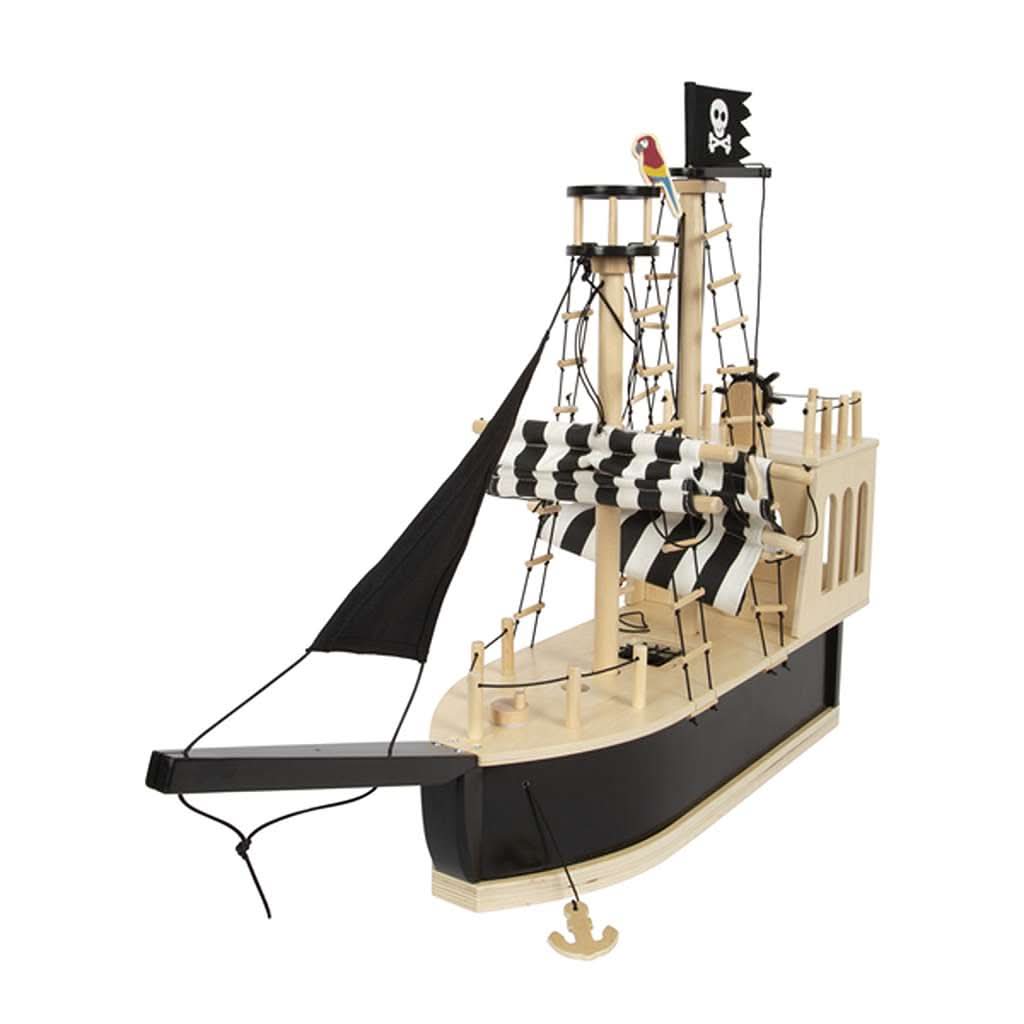 Small Foot Adventure Pirate Ship Toy, Front - ANB BABY
