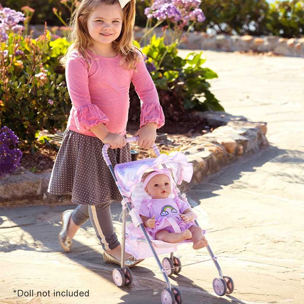 umbrella stroller for toddler Adora Classic Pastel Pink Medium Shade Umbrella Stroller