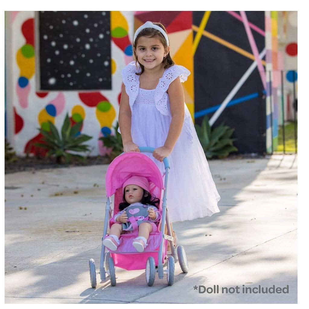 adora baby stroller Adora Glam Glitter Medium Shade Stroller Pink