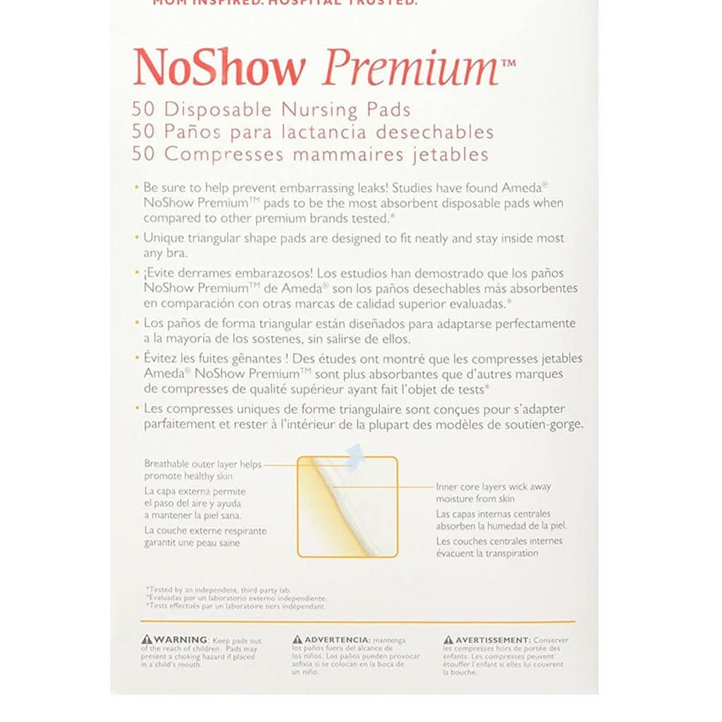 AMEDA No Show Premium Disposable Nursing Pad-Breastfeeding-Ameda-ANB Baby Store