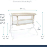 Baby Delight Beside Me Wink Organic Bassinet & Bedside Sleeper - ANB Baby