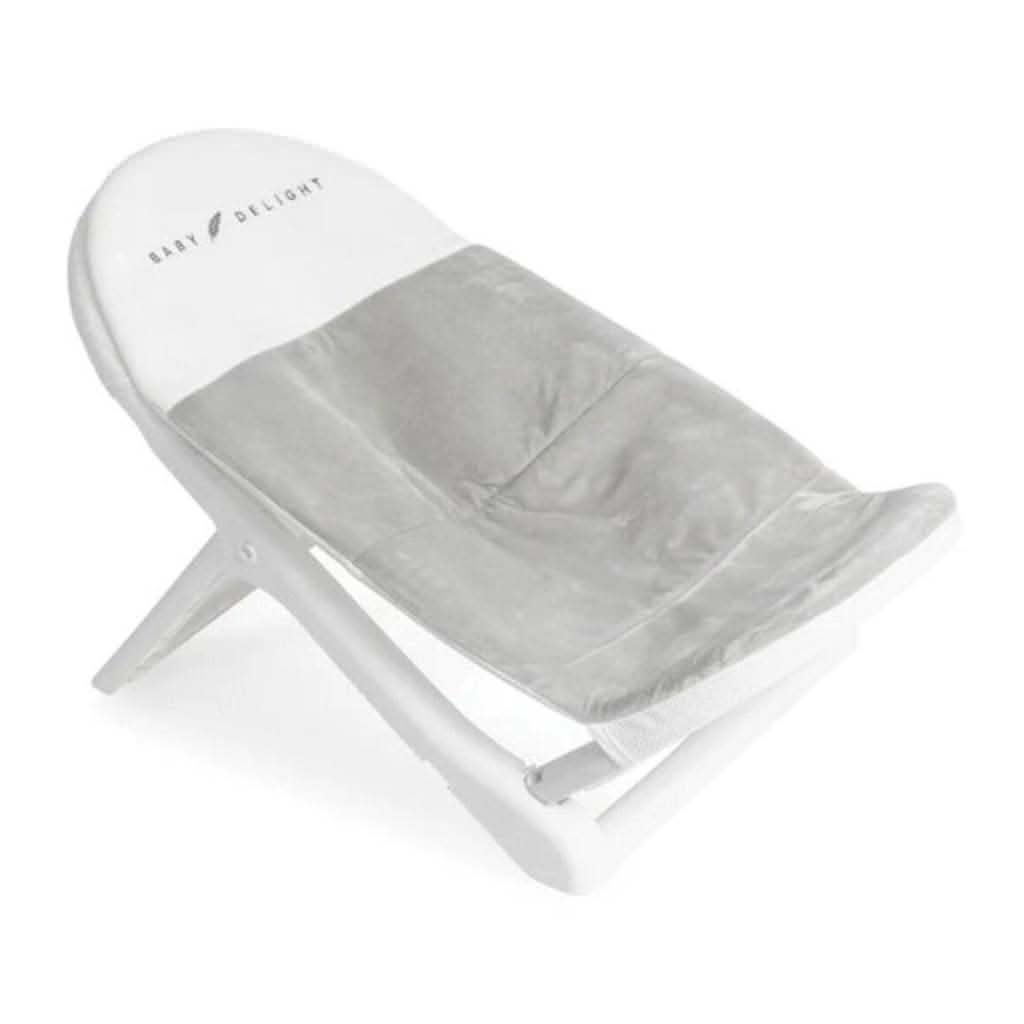 Baby Delight Cushy Nest Cloud Premium Infant Bather-Bath Tubs & Accessories-Baby Delight-White / Grey-ANB Baby Store