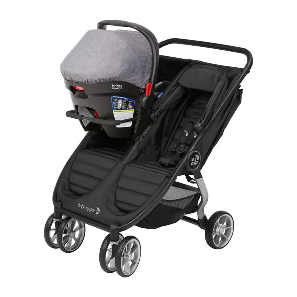 britax double stroller with car seat Baby Jogger Car Seat Adapter Britax City Mini 2 Double Stroller, Black