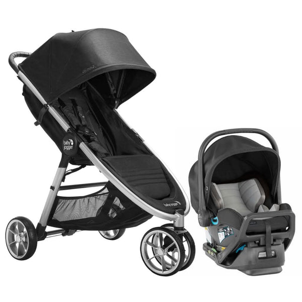 Baby Jogger City Mini 2 3W + City GO 2 Travel System, Opulent Black