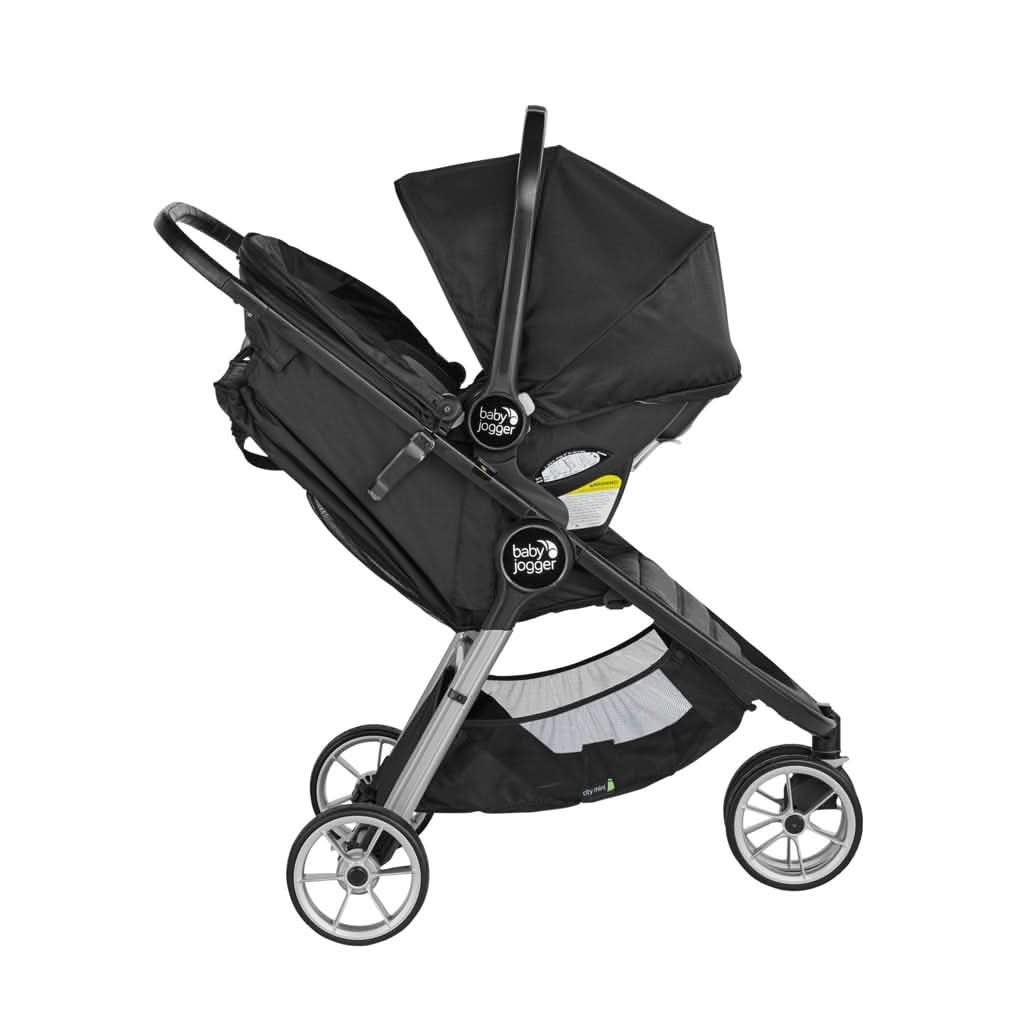 city mini double stroller infant car seat adapter BABY JOGGER City Mini 2/City Mini GT2 City GO/Graco Car Seat Adapter - Jet