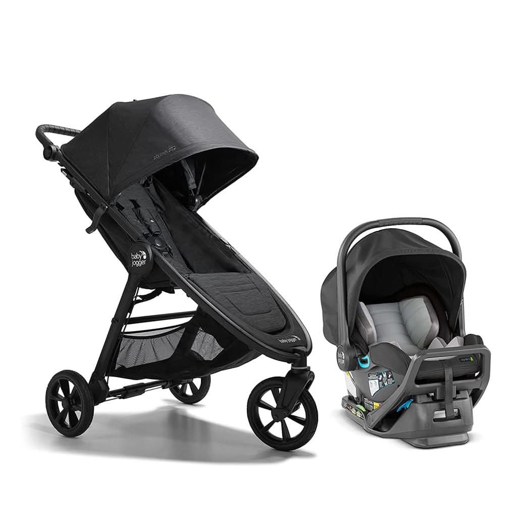 Baby Jogger City Mini GT2 + City GO 2 Travel System, Opulent Black-Travel Systems-Baby Jogger-ANB Baby Store