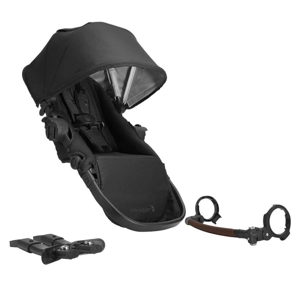 Baby Jogger City Select 2 Second Seat Kit with Tencel Fabric-Stroller Accessories-Baby Jogger-Lunar Black-ANB Baby Store