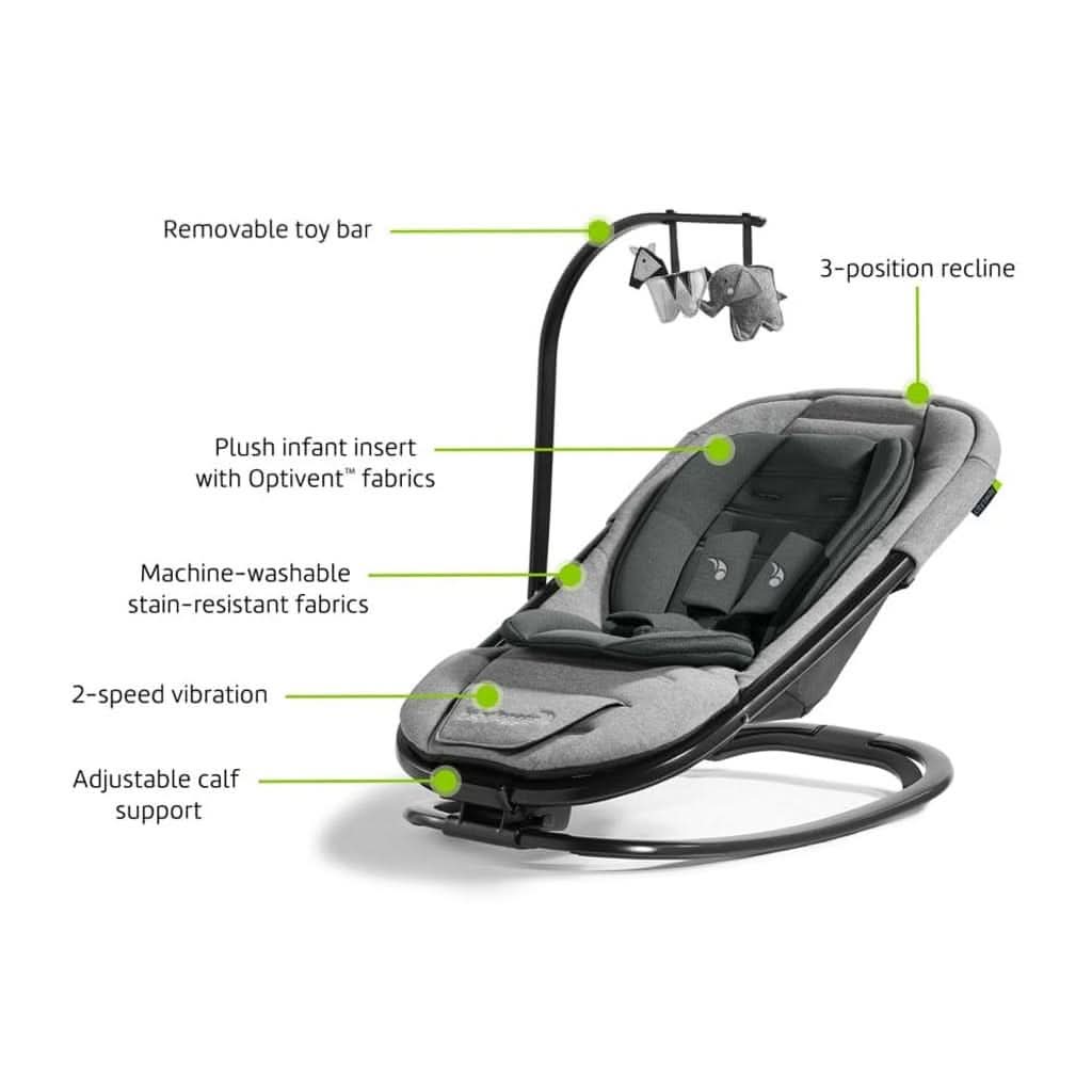 infant insert jogging stroller BABY JOGGER City Sway 2-in-1 Rocker and Bouncer - Graphite