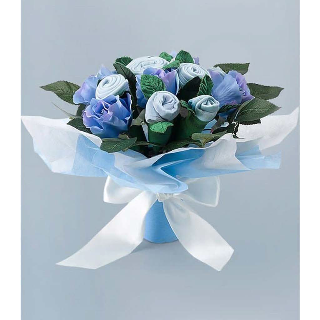 Babyblooms Hand Tied Baby Clothes Bouquet, ANB BABY