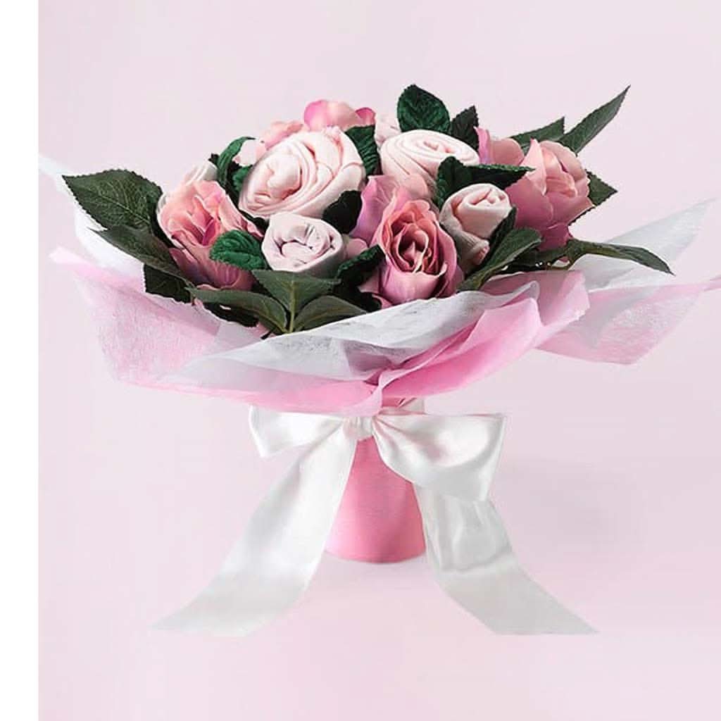 Babyblooms Hand Tied Baby Clothes Bouquet, ANB BABY
