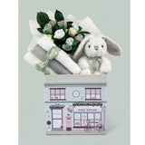 Babyblooms Personalized Little Bunny Welcome Baby Keepsake Box - ANB Baby