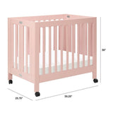 BABYLETTO Origami Mini Crib - BABM6698LP - ANB Baby