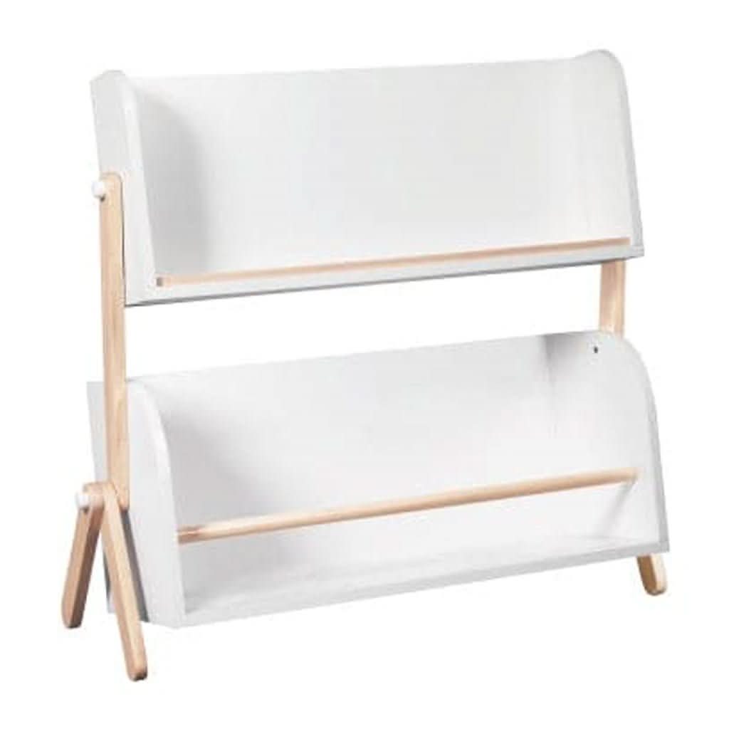 Babyletto Tally Storage and Bookshelf, White and Washed Natural Finish, ANB BABY