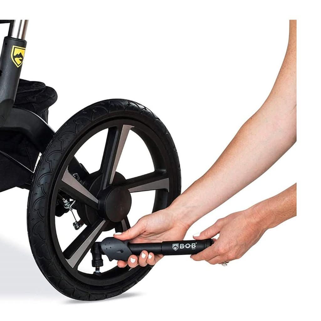 bob stroller console BOB Gear Deluxe Handlebar Console with Tire Pump Single