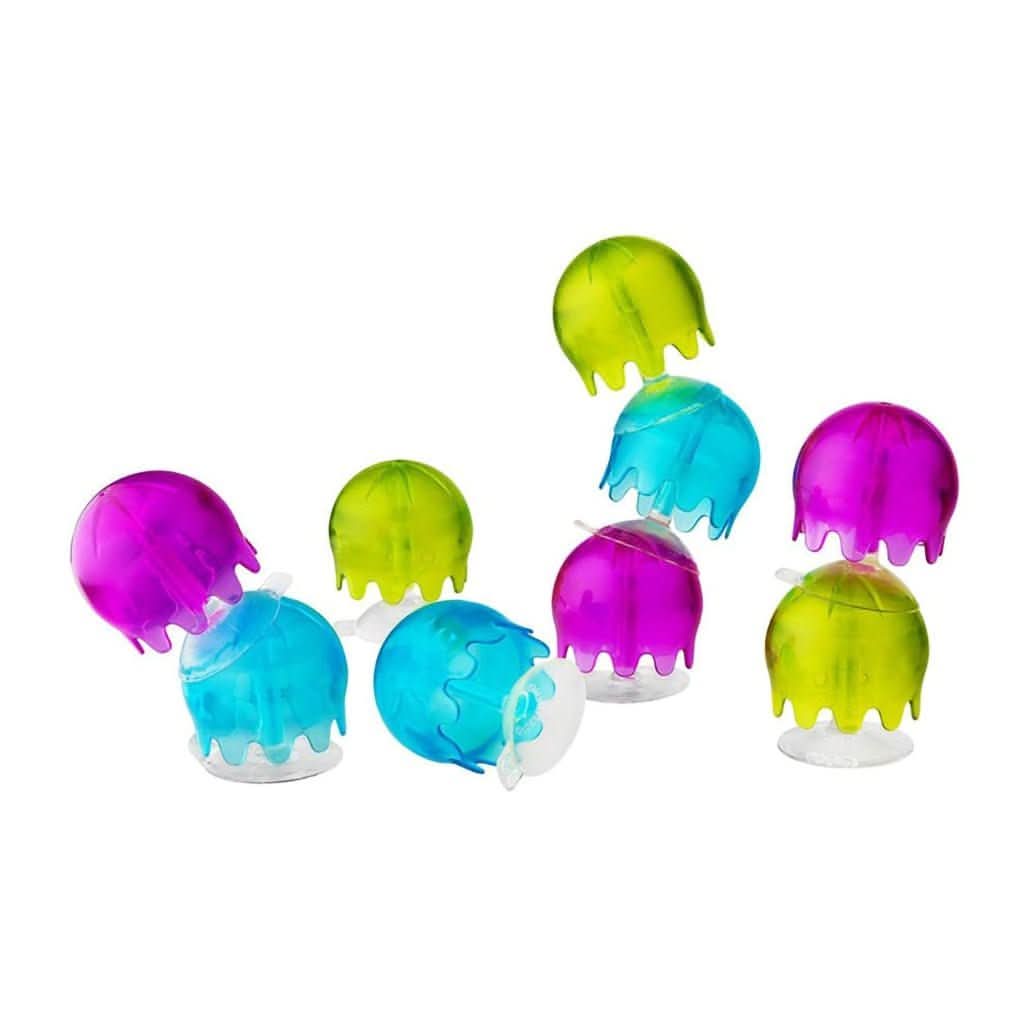 Boon 9-Pieces Jellies Suction Cup Bath Toys-Bath Tubs & Accessories-Boon-Pink-ANB Baby Store