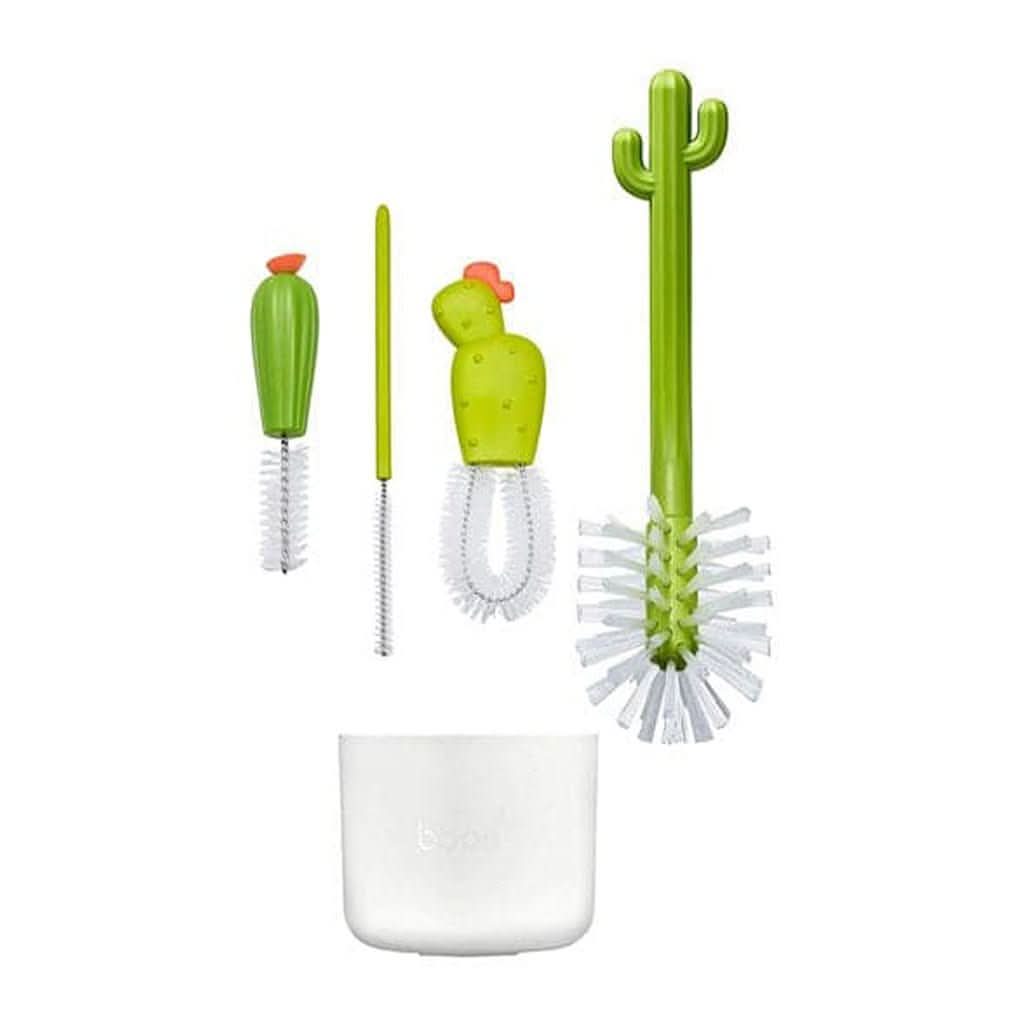 Boon Cacti 4-Piece Bottle Cleaning Brush Set-Food Preparation & Storage-Boon-ANB Baby Store