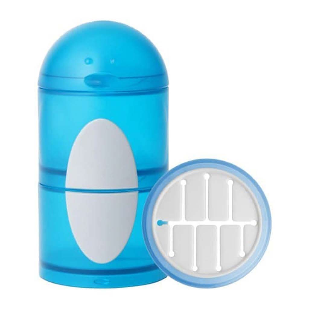 Boon Penguin Snack Cup-Mealtime Accessories-Boon-Blue / Grey-ANB Baby Store