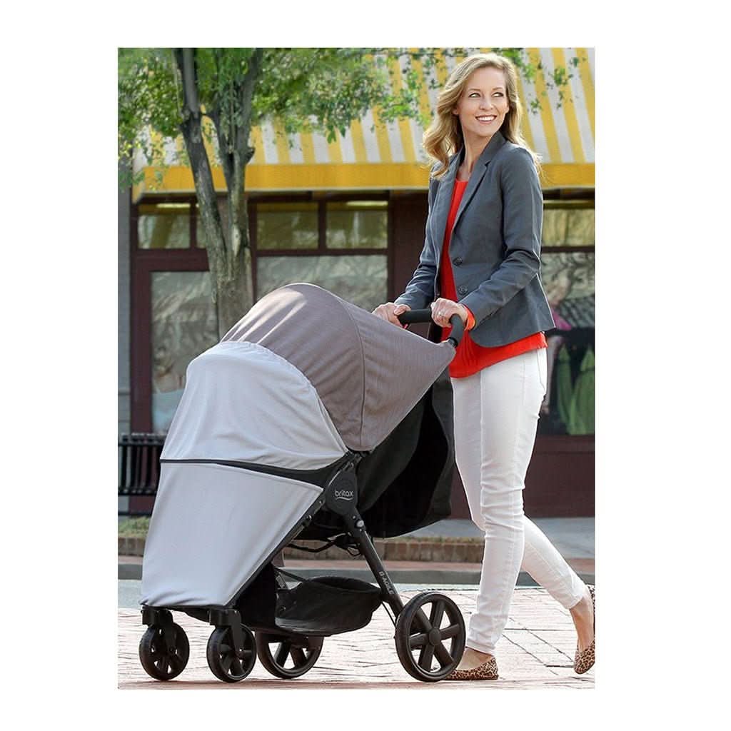 Britax B Agile B Free Pathway Single Stroller UPF 50 Sun and Bug Cover