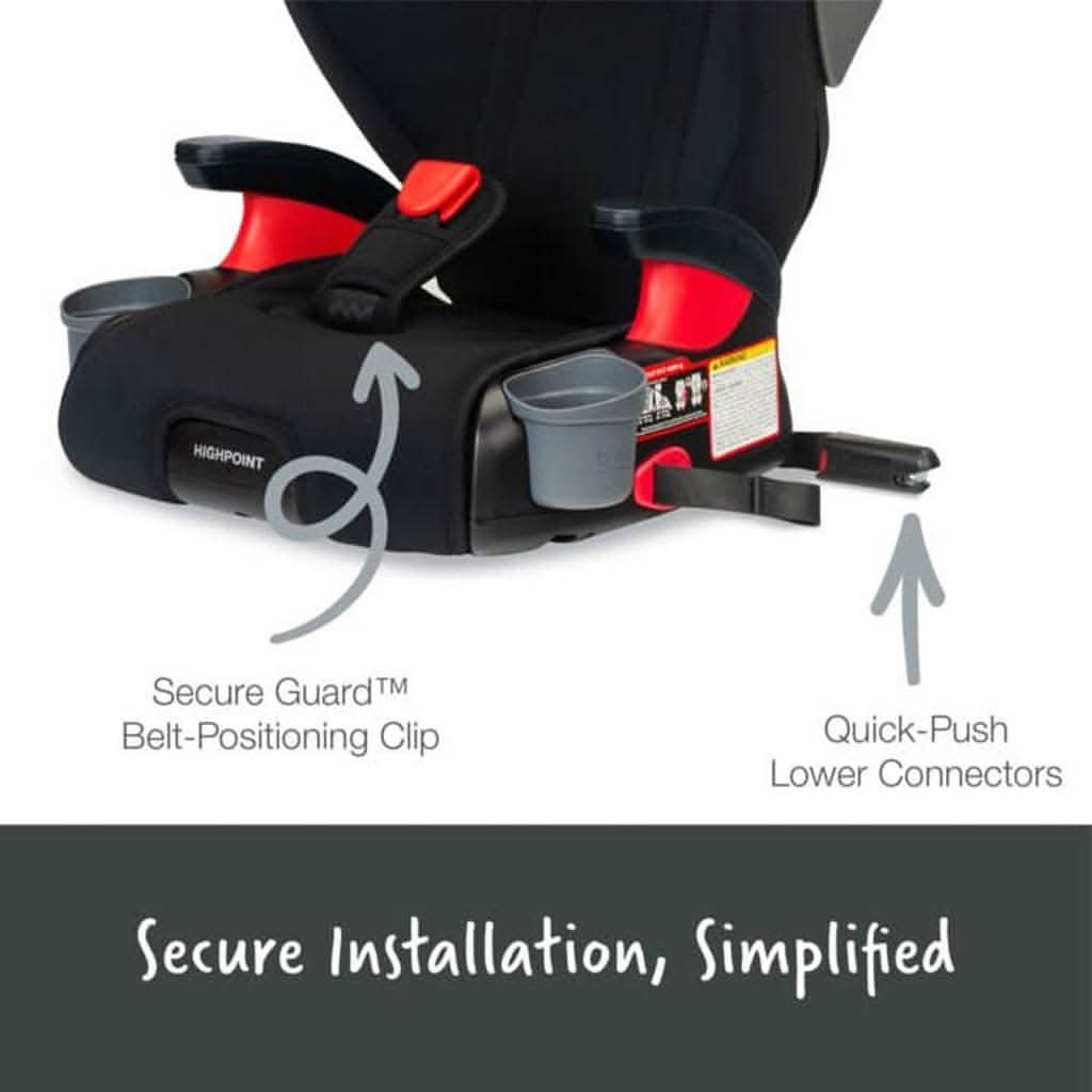 britax highpoint stage 2 booster car seat Britax Highpoint 2-Stage Belt-Positioning Booster Seat