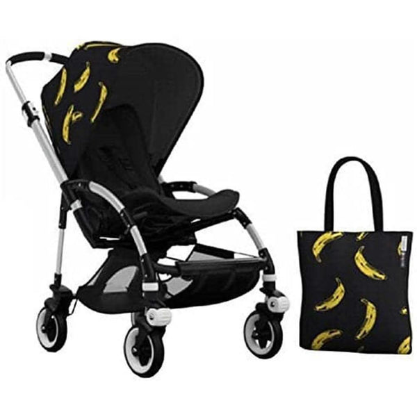 bugaboo bee andy warhol canopy Bugaboo Cameleon3 Andy Warhol Accessory Pack Black / Banana