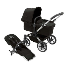 Bugaboo Donkey 5 Mono Complete Stroller, Aluminum / Midnight Black / Midnight Black, ANB BABY