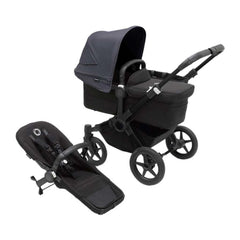 Bugaboo Donkey 5 Mono Complete Stroller, Aluminum / Midnight Black / Midnight Black, ANB BABY